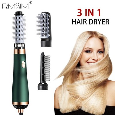 NEW Hot Air Hair Dryer Brush Comb   Ionic Curling, Straightening & Volumizing