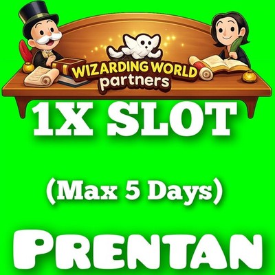 1x Rush Slot (max. 5 Tage) :- WIZARDING WORLD PARTNERS EVENT :- Garantiert