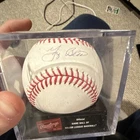 Rawlings Yogi Berra MLB Original Autographed Baseball in Display Case