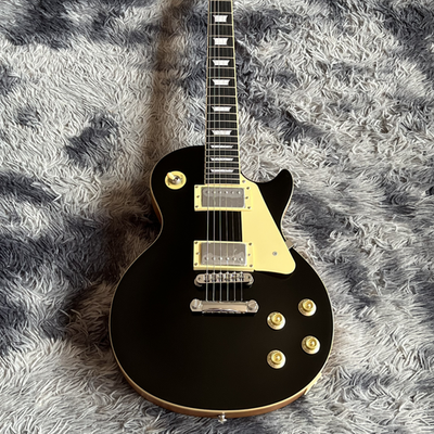 #ad Matte Black electric guitar cream binding ABR bridge USA in stock free shipping $208.50