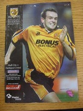 26/12/2002 Hull City v Hartlepool United  (Light Crease, Small Nick/Holes)