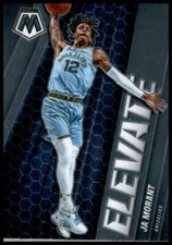 Ja Morant 2020 Panini Mosaic Elevate Mosaic Reactive Blue Elevate Insert #13