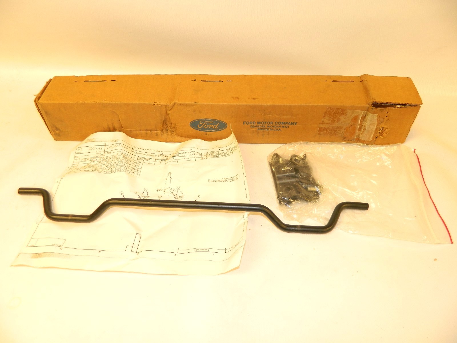 New OEM Ford Cushion Adjuster Kit Seat Track Control Bar Handle ...