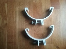 2 x Upvc Gutter Support with bolt White 