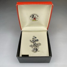Disney Mickey & Co Signed Napier Minnie in Skirt Pin Brooch