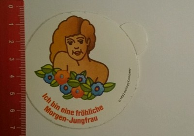 Aufkleber/Sticker: Kellogg Fröhliche morgen Jungfrau (031016196)