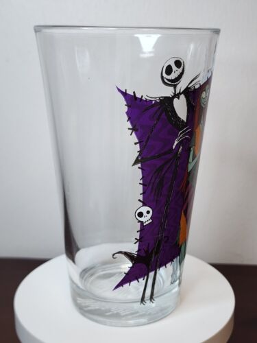 Disney Nightmare Before Christmas Jack & Sally Skellington Tazza Pinta Vetro *Leggi - Foto 6 di 13