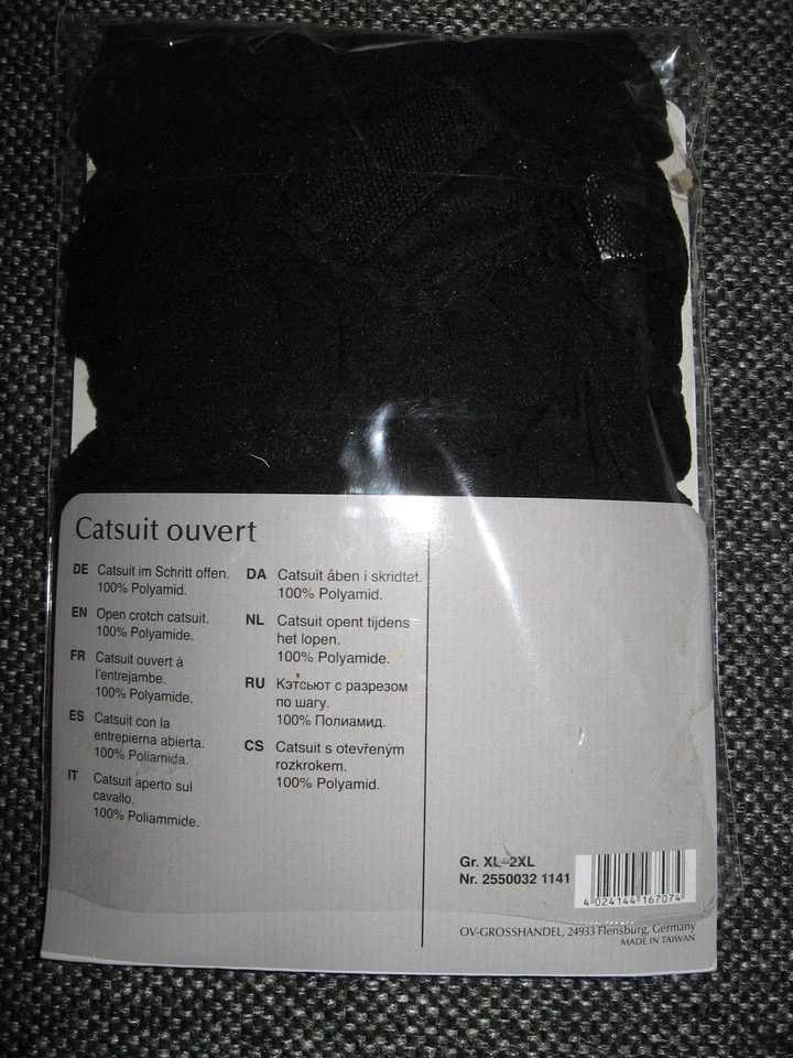 *NEU* Catsuit ouvert Spitze Schwarz Gr. XL - 2XL XXL Reizwäsche von Lingerie - Bild 2 von 2