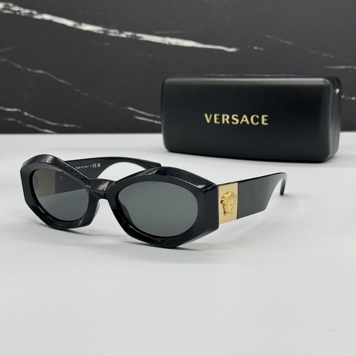 NEW MOD 4466U GB1/87 VERSACE WOMEN SUNGLASSES VE4466U GB187