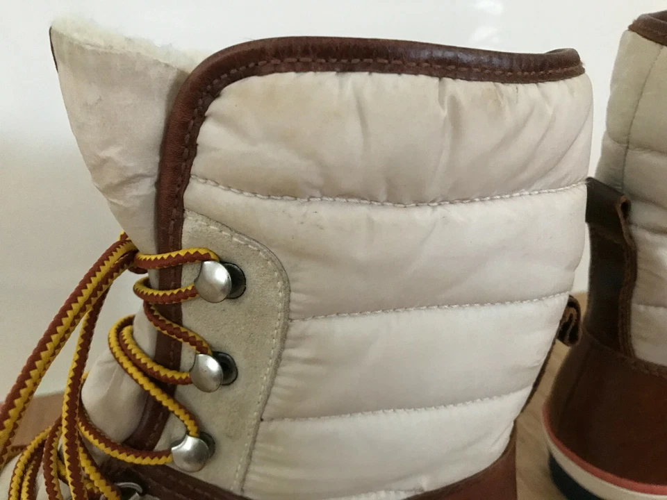 Gant USA Hannah leather rubber base snow winter boots faux fur Ski Snow EU 38 - image 3 of 4