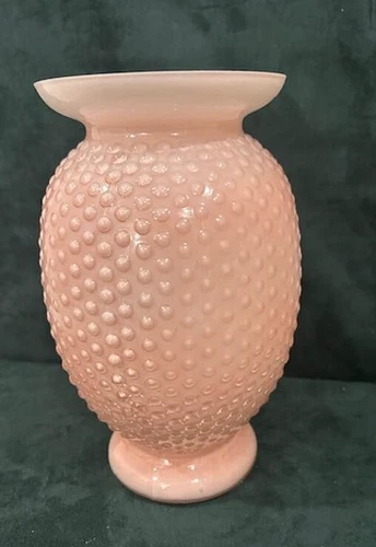 Pink Fenton Hobnob Vase