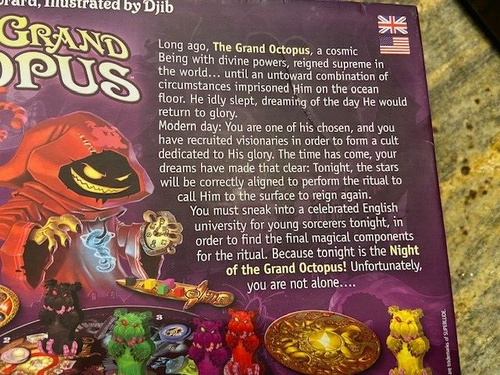 Night Of The Grand Octopus Board Game by Iello, Complete, Pre-Owned - Picture 3 of 14