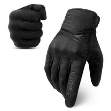 Breathable Mesh Motorcycle Gloves Touchscreen With Tpr Palm Pad Hard Knuckles