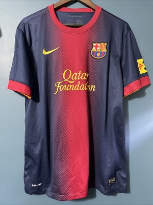 FC Barcelona 2012-13 Home Football Soccer Jersey Nike Men's