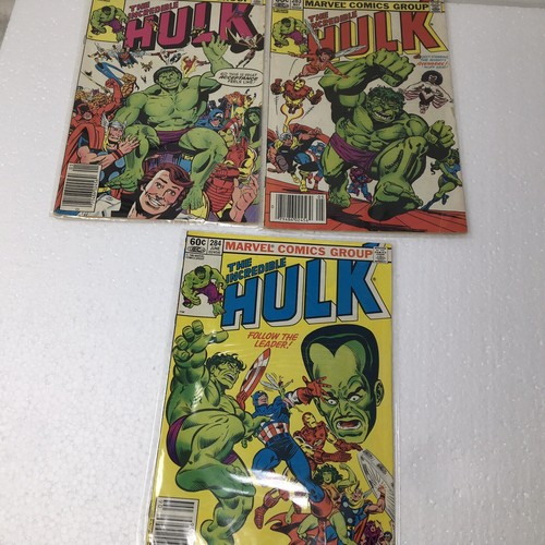 The Incredible Hulk #279 #283 #284 Marvel 1983 Avengers Humanoids 3 Stück