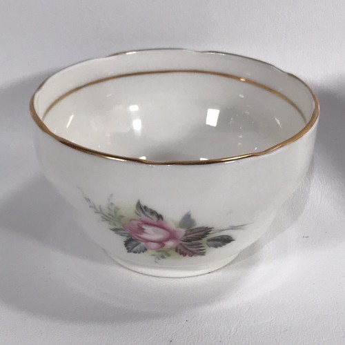DE COLECCIÓN CUENCO DE AZÚCAR ABIERTO DUQUESA Y CREMA, HUESO PORCELANA, PATRÓN Mossleigh - Imagen 5 de 7