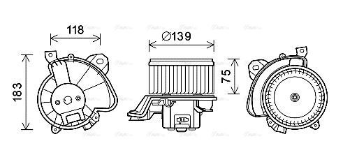 FT8431 AVA Blower FIT CITRO�N NEMO (2008) 1.4