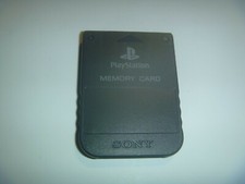 Official OEM Sony Playstation 1 PS1 PSOne Memory Card 1MB SCPH-1020 Black