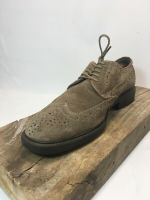 Joseph Abboud Evan Gray Suede wingtip shoes Size 11.5 D | eBay display picture 1