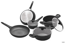 Batteria di PENTOLE PEDRINI VERA STONE 8PZ Moonstone Plus