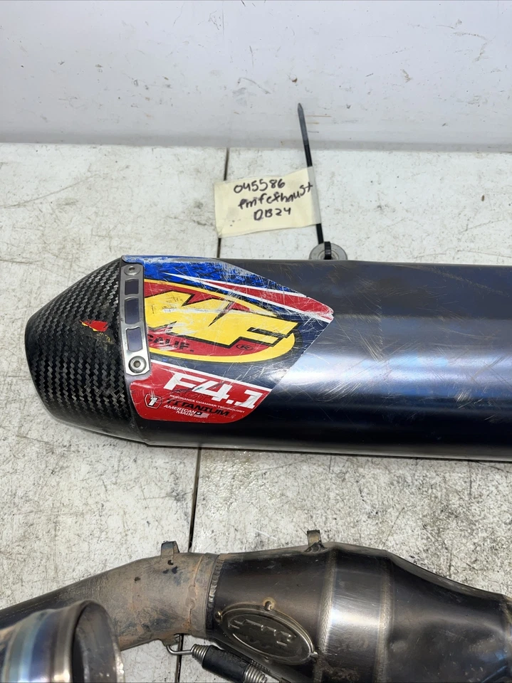 2016 KTM 350Sxf FMF FACTORY 4.1 RCT TI MUFFLER SILENCER MEGABOMB FULL PIPE - Image 3 of 4