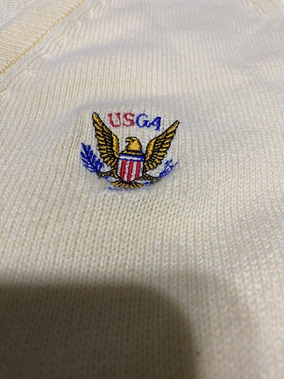 Vintage US Open Golf Collection USGA Yellow Embro… - image 2