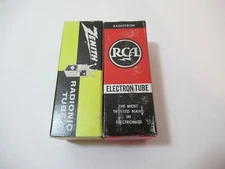 Tubes RCA and  Zenith 6JT8 2 New In Box Vintage  New Old Stock