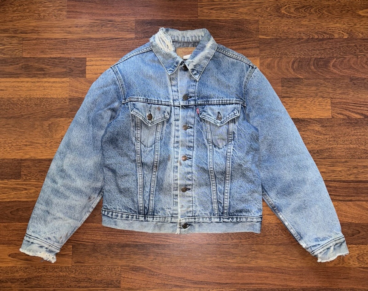 。　LEVI'S 70505-0217 BIG'E Gジャン L Genuine 70s Levis Denim Big E Type III 70505 0217 Trucker Jacket