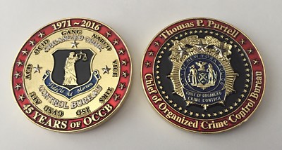 New York Police Chief THOMAS PURTELL OCCB Gang Vice NARCO
