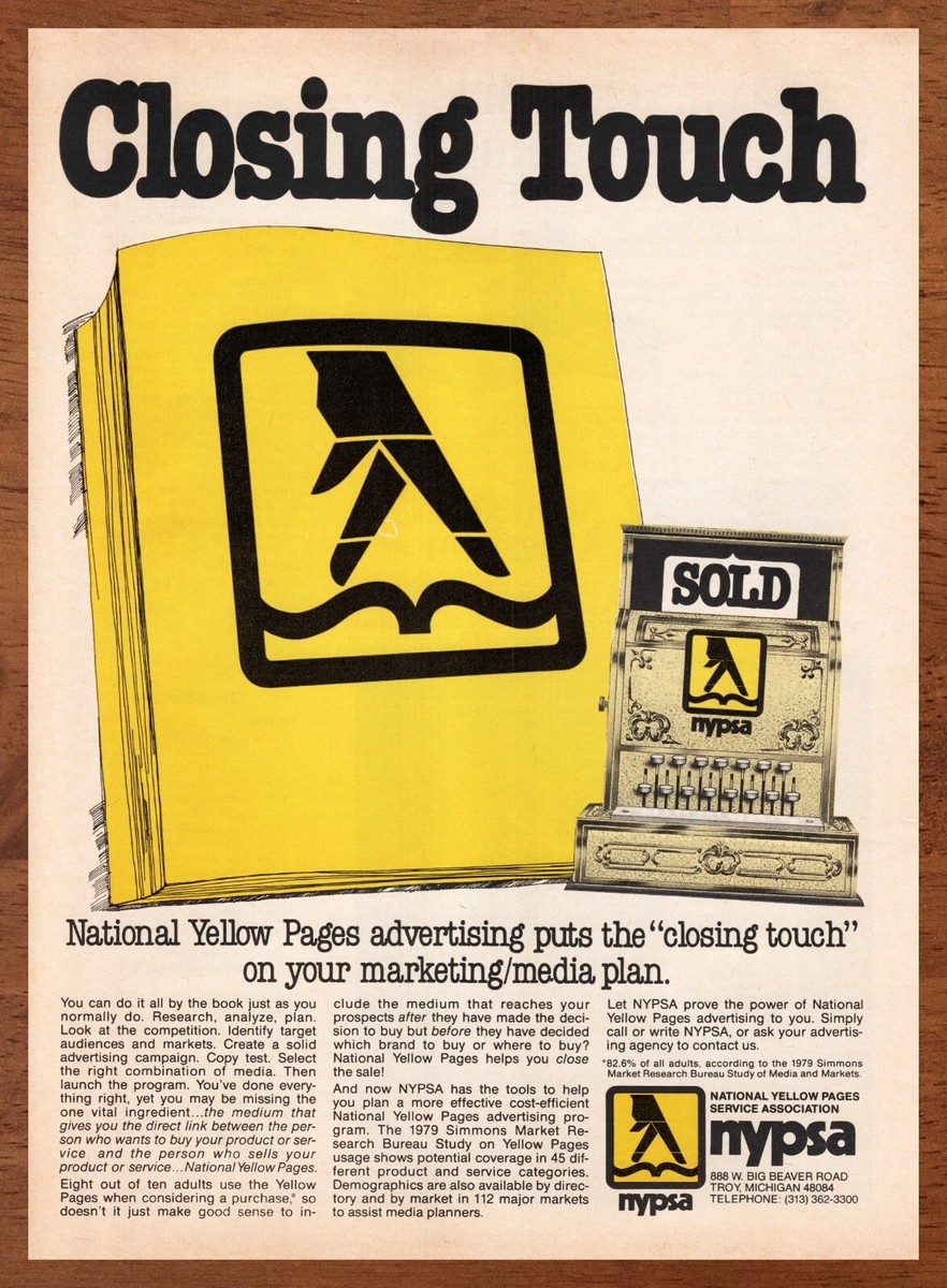 yellow pages 創刊号 77 Do you remember - using the Yellow Pages as a Booster Seat?