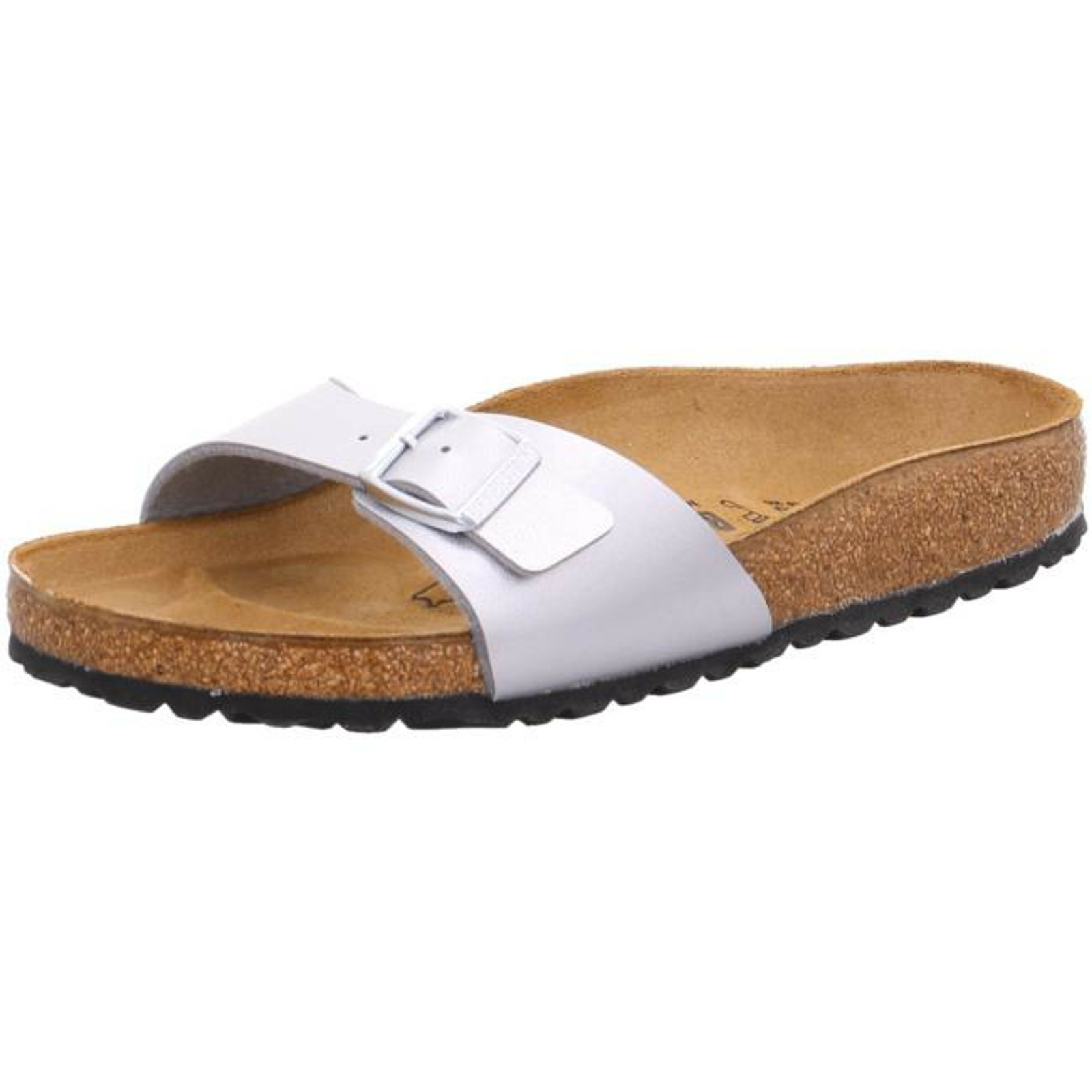 Birkenstock Madrid Slides Sandals Slip On Buckle Shoes BF silver regular |  eBay