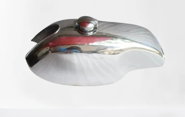 ADEQUADO PARA Honda Cb400 Cafe Racer tanque de gasolina combustível de alumínio e tampa Monza - Imagem 2 de 3