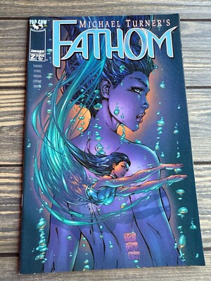 Michael Turners Fathom Comic #1 & Witchblade #26 Image Top Cow 90s Art Collectib