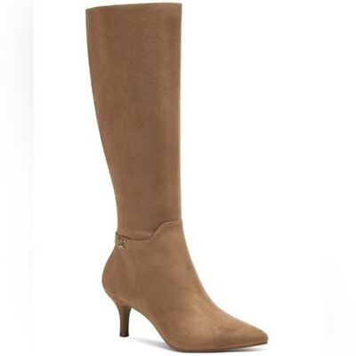 CHARTER CLUB Cruelaa Dress Boots shoes Camel MC 7.5 M Shoes