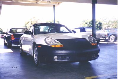 NEW rare Colgan Front End Mask Bra 2pc. Fits Porsche 911 1974-1989 Black No lisc