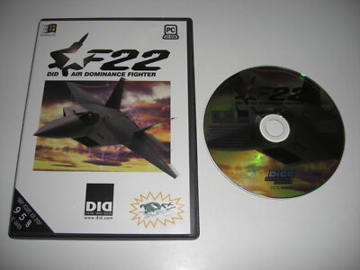 F22 Air Dominance Fighter PC CD Rom DID F-22 Raptor - SCHNELLER VERSAND