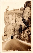 RPPC Postcard View of Oneonta Bluff and Tunnel Oregon OR c.1925-1940       20094