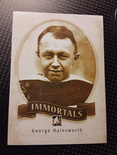 13/14 ITG Between the Pipes IMMORTALS INSERT # I-09 George Hainsworth