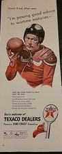 Texaxo Fir3 Chief Gasoline Fred Allen WW2 Print Ad Advertisement 1942 5x13