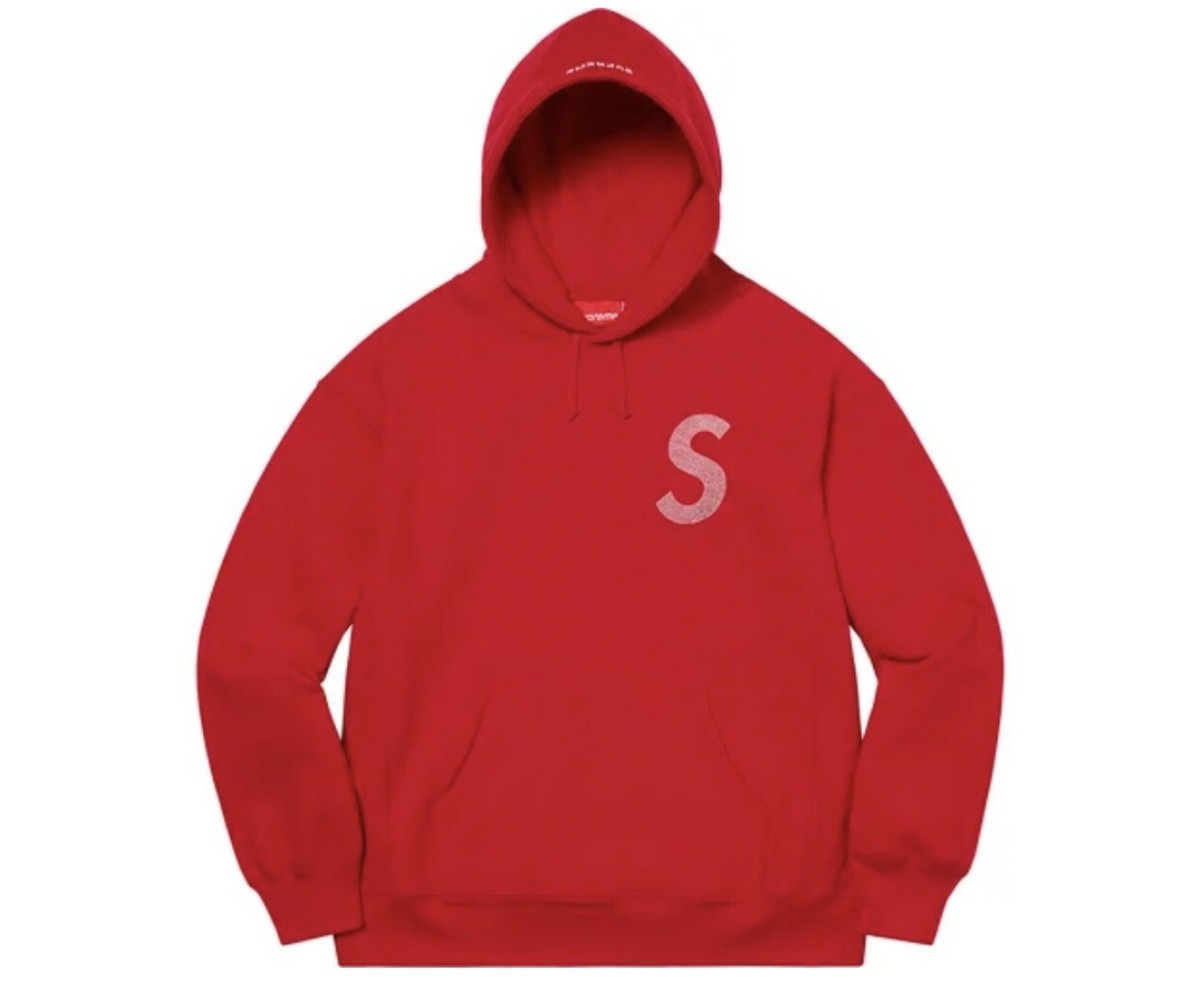 Supreme x SWAROVSKI Logo Pullover Hoodie SS21 Red Size XL | eBay