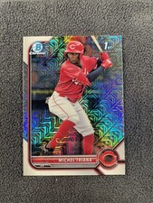 Michel Triana 2022 Bowman Chrome Prospects 1st Mojo Refractor Reds #BCP-75