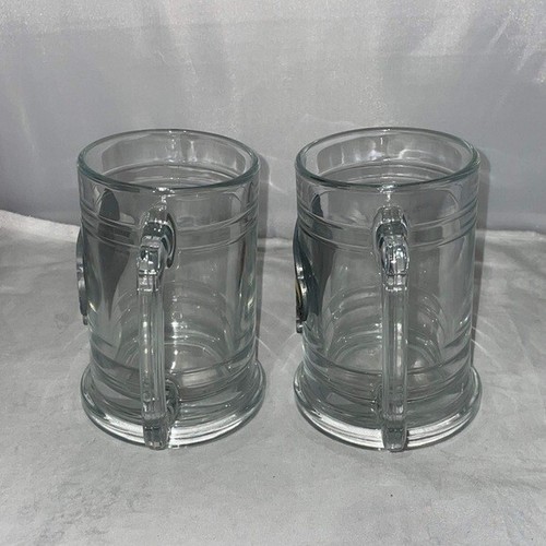 University of Louisville Cardinals - NCAA - set of 2 tanker beer mugs heavy NEW - Picture 2 of 5