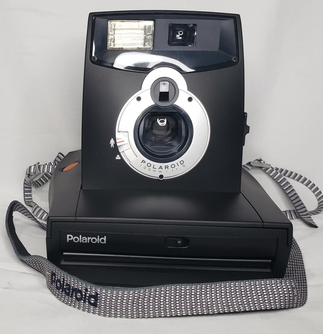 Polaroid 1200FF Instant Spectra Film Camera w/ Strap (Black) | eBay