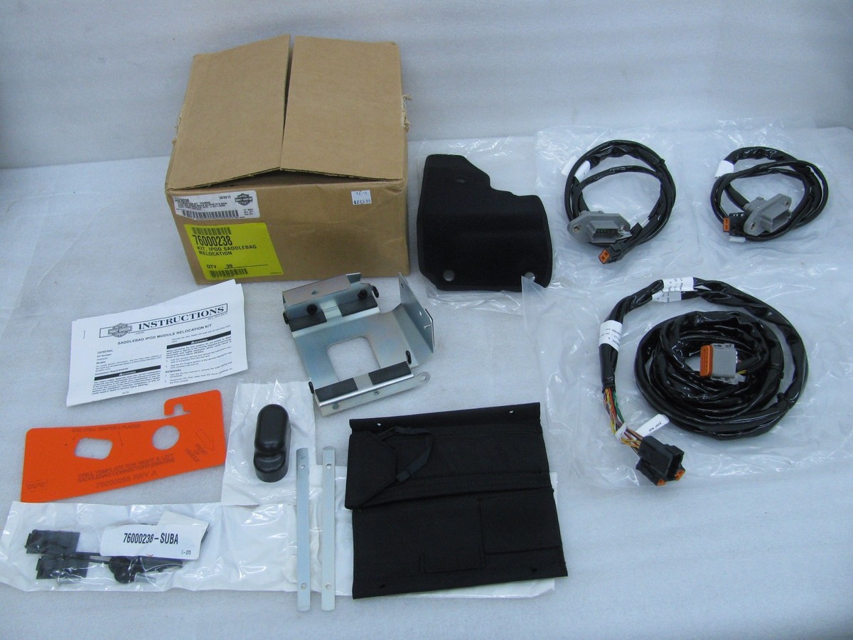 New Harley Davidson I Pod Relocation Kit 76000238 Touring for Boom 