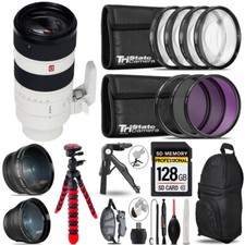 Sony FE 70-200mm f/2.8 GM OSS II Lens -3 Lens Kit Tripod Backpack - 128GB Kit