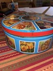 Vintage Valley Brook Farms Garden Assortment Flower Print Cookie Tin Reduced — photo 3