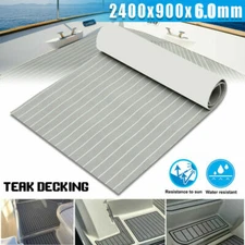 Marine Boat Flooring EVA Foam Faux Teak Decking Sheet Sea Deck Yacht Mat 94.5"