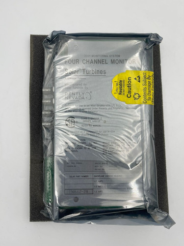 Bently Nevada 2201 Monitoring System Four Channel Monitor 190662-28 *SEALED * Image 2 of 2