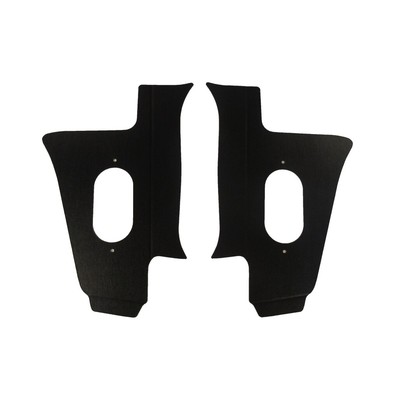 Kick Panel Board for 1960 Chevrolet Corvair Black Front Left Right 2 Pieces