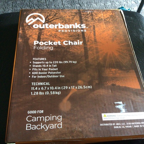 Außenbänke Provisionen Camping Tasche Klappstuhl. NEU - Bild 2 von 2